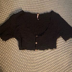 Free People Button Up Top
